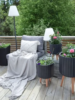 Beliani Harmaa 8-Istuttava Ulkosohvaryhma Pe-Rottingista Xxl Outlet