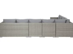 Beliani Harmaa 8-Istuttava Ulkosohvaryhma Pe-Rottingista Xxl Outlet