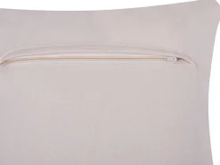 Beliani Harmaa Nahkainen Tilkkukoristetyynysetti 45 X 45 Cm 2 Kpl Neeloor Fashion