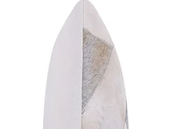 Beliani Harmaa Nahkainen Tilkkukoristetyynysetti 45 X 45 Cm 2 Kpl Neeloor Fashion