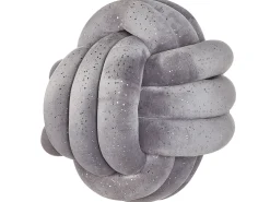 Beliani Harmaa Samettinen Solmutyyny Kimalteella O 30 Cm Malni Sale