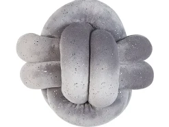 Beliani Harmaa Samettinen Solmutyyny Kimalteella O 20 Cm Malni Flash Sale