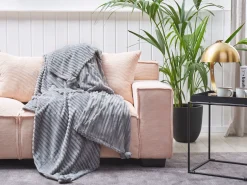 Beliani Huopa 150 X 200 Cm Harmaa Kaweri Flash Sale