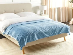 Beliani Huopa 150 X 200 Cm Sininen Kaweri Discount