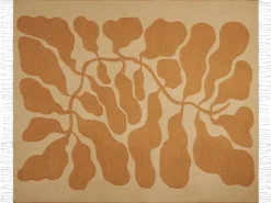 Beliani Huopa Beige/Oranssi 130 X 170 Cm Bangre Flash Sale