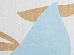 Beliani Huopa Beige/Sininen 130 X 170 Cm Hakui Shop