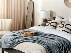 Beliani Huopa Harmaa 200 X 220 Cm Bayburt Clearance