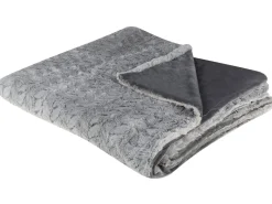 Beliani Huopa Kangas Vaaleanharmaa 200 X 220 Cm Saraswati Cheap