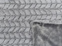 Beliani Huopa Kangas Vaaleanharmaa 200 X 220 Cm Saraswati Cheap