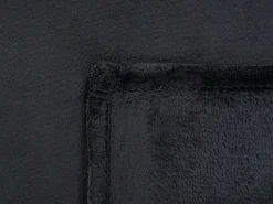 Beliani Huopa Musta 200 X 220 Cm Bayburt Outlet