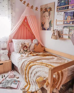 Beliani Huopa Puuvilla Beige/Oranssi 130 X 180 Cm Mathura Store