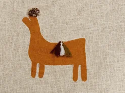 Beliani Huopa Puuvilla Beige/Oranssi 130 X 180 Cm Khandwa Shop