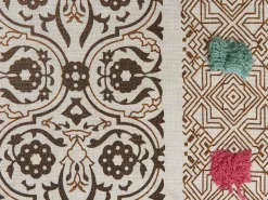 Beliani Huopa Puuvilla Beige/Ruskea 130 X 180 Cm Chinsurah Shop