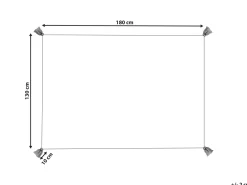 Beliani Huopa Puuvilla Monivarinen 130 X 180 Cm Dibrugarh Cheap