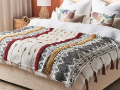 Beliani Huopa Puuvilla Monivarinen 130 X 180 Cm Ambala Clearance