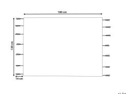 Beliani Huopa Puuvilla Monivarinen 130 X 180 Cm Ambala Clearance