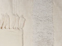 Beliani Huopa Puuvilla Valkoinen 130 X 180 Cm Raebareli Shop