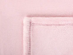 Beliani Huopa Vaaleanpunainen 200 X 220 Cm Bayburt Best