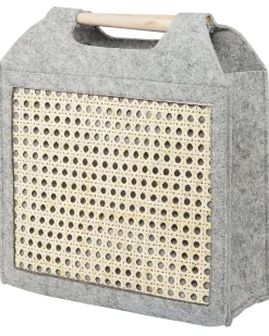 Beliani Huopakori Vaaleanharmaa/Vaalea Puu 3 Kpl Sariot Best