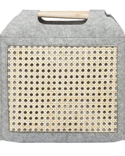 Beliani Huopakori Vaaleanharmaa/Vaalea Puu 3 Kpl Sariot Best