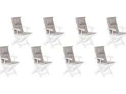 Beliani Istuintyyny 8 Kpl Harmaanruskea Maui Cheap