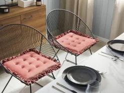 Beliani Istuintyyny 40 X 40 Cm Vaaleanpunainen Kalanchoe Best