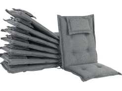 Beliani Istuintyyny Puutarhatuoliin 8 Kpl Harmaa Maui Hot