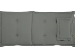 Beliani 6-Istuttava Akaasiapuinen Ulkoruokailuryhma Harmailla Pehmusteilla Java New