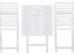 Beliani 2-Istuttava Bistrosetti Akaasia Valkoinen/Mintunvihrea Fiji Store