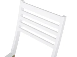 Beliani 2-Istuttava Bistrosetti Akaasia Valkoinen/Keltainen Fiji Shop