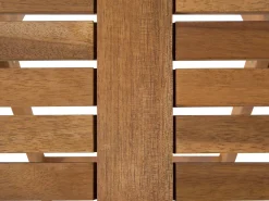 Beliani 2-Istuttava Bistrosetti Akaasia Vaalea Puu/Sininen Fiji Best