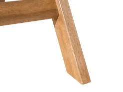 Beliani 2-Istuttava Bistrosetti Akaasia Vaalea Puu/Sininen Fiji Best