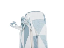 Beliani 2-Istuttava Bistrosetti Akaasia Vaalea Puu/Sininen Fiji Best