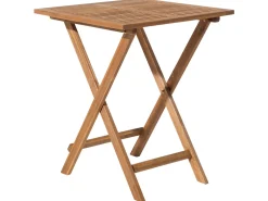 Beliani 2-Istuttava Bistrosetti Akaasia Vaalea Puu/Sininen Fiji Best