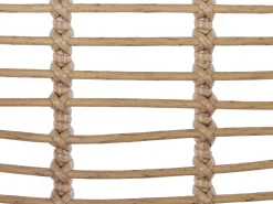 Beliani 2-Istuttava Bistrosetti Polyrottinki Luonnonvari Tropea Ii Flash Sale