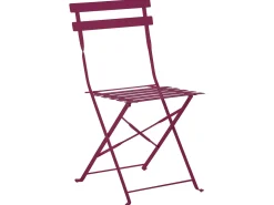 Beliani 2-Istuttava Bistrosetti Teras Viininpunainen Fiori Shop