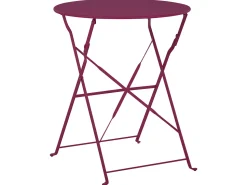 Beliani 2-Istuttava Bistrosetti Teras Viininpunainen Fiori Shop