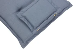 Beliani 2-Istuttava Bistrosetti Vaalea Akasiapuu Sininen Java Best