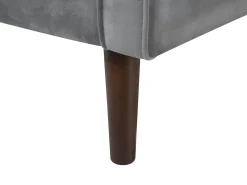 Beliani 3-Istuttava Harmaa Samettisohva Lokka Online