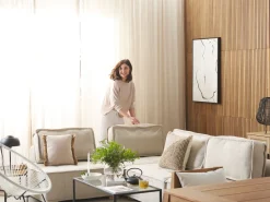 Beliani 4-Istuttava Kulmamoduulisohva Beige Tibro Online