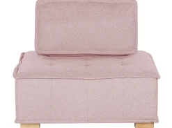 Beliani 4-Istuttava Kulmamoduulisohva Vaaleanpunainen Tibro Store