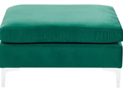 Beliani 6-Istuttava Kulmasohva Ja Rahi Sametti Oikeak. Vihrea Evja Cheap