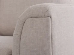 Beliani 5-Istuttava Kulmasohva Ja Rahi Kangas Oikeak. Beige Oslo Store