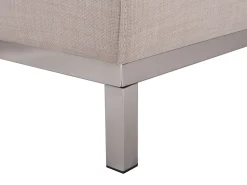 Beliani 5-Istuttava Kulmasohva Ja Rahi Kangas Oikeak. Beige Oslo Store