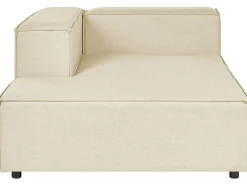 Beliani 2-Istuttava Kulmasohva Ja Rahi Pellava Oikeak. Beige Aprica Shop