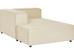 Beliani 2-Istuttava Kulmasohva Ja Rahi Pellava Oikeak. Beige Aprica Shop