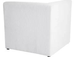 Beliani 3-Istuttava Kulmasohva Ja Rahi Vakosametti Vasenk. Luonnonvalkoinen Lemvig Hot