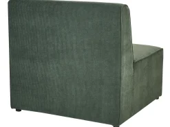 Beliani 3-Istuttava Kulmasohva Ja Rahi Vakosametti Vasenk. Tummanvihrea Lemvig Sale