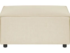 Beliani 3-Istuttava Kulmasohva Ja Rahi Pellava Vasenk. Beige Aprica Online