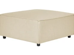 Beliani 3-Istuttava Kulmasohva Ja Rahi Pellava Vasenk. Beige Aprica Online